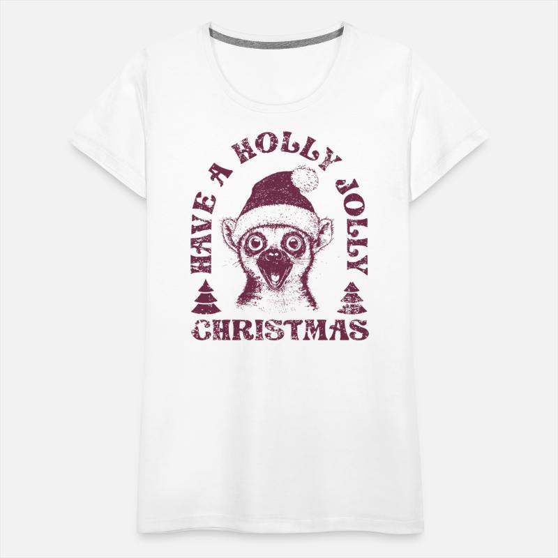 Lemur Christmas Lemur Xmas Lemur Santa Claus