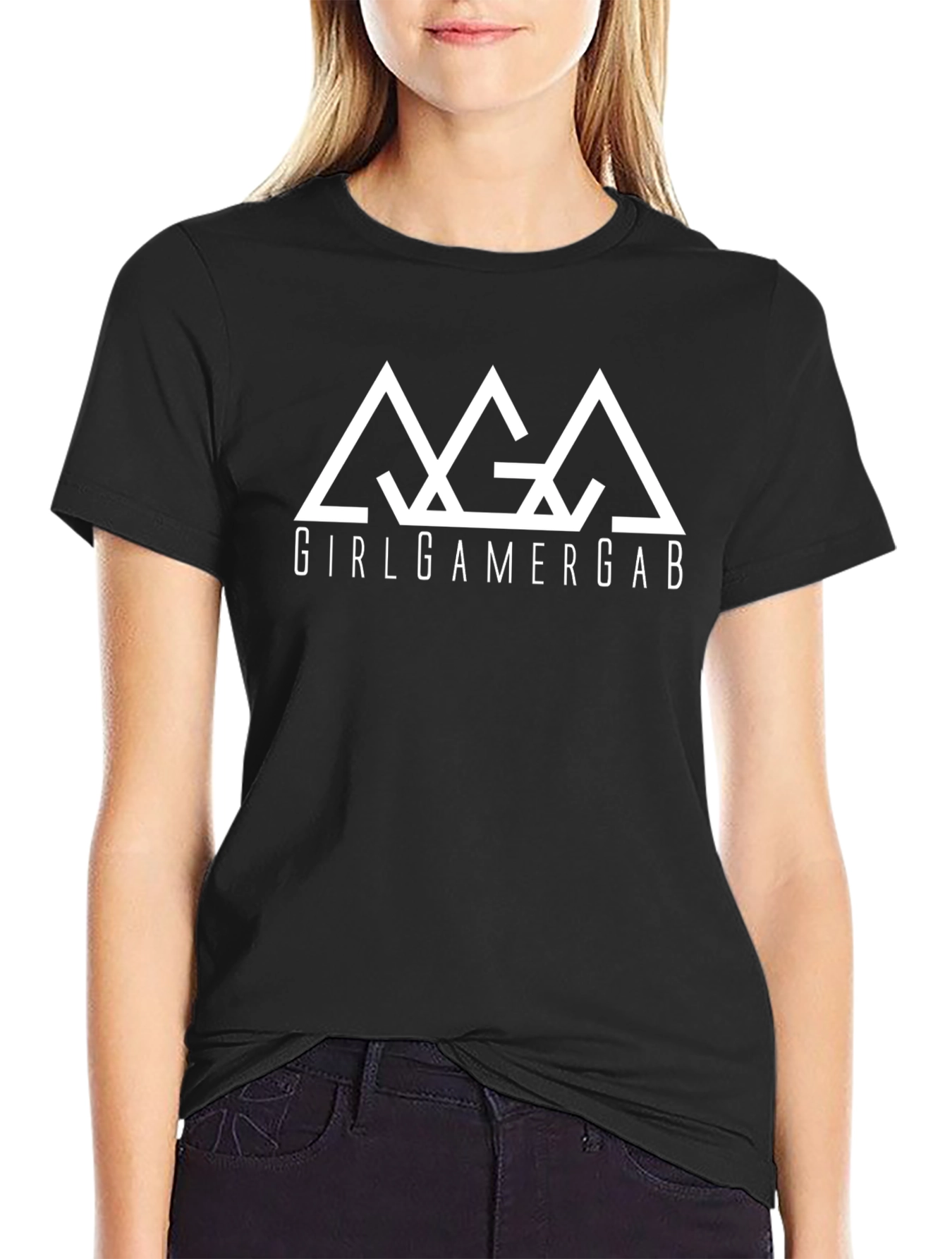 GirlGamerGab Black T-Shirt Graphic Tee