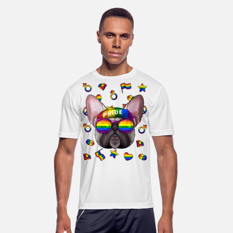 LGBT French Bulldog Gay Pride Month Dog Rainbow Le