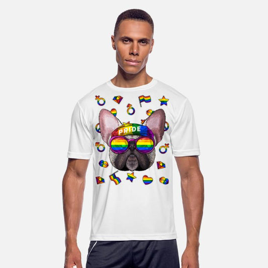 LGBT French Bulldog Gay Pride Month Dog Rainbow Le