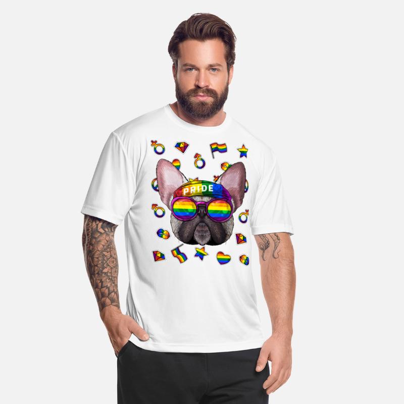 LGBT French Bulldog Gay Pride Month Dog Rainbow Le