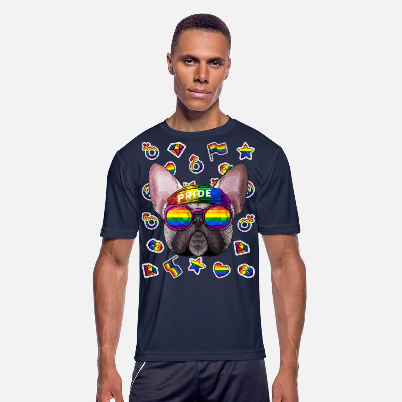 LGBT French Bulldog Gay Pride Month Dog Rainbow Le