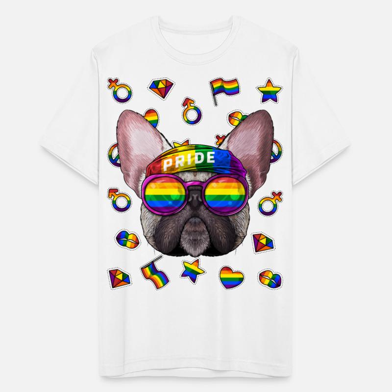 LGBT French Bulldog Gay Pride Month Dog Rainbow Le