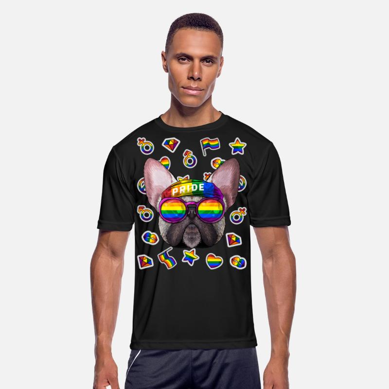 LGBT French Bulldog Gay Pride Month Dog Rainbow Le