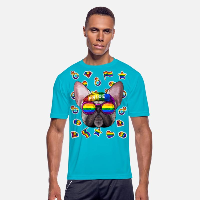 LGBT French Bulldog Gay Pride Month Dog Rainbow Le