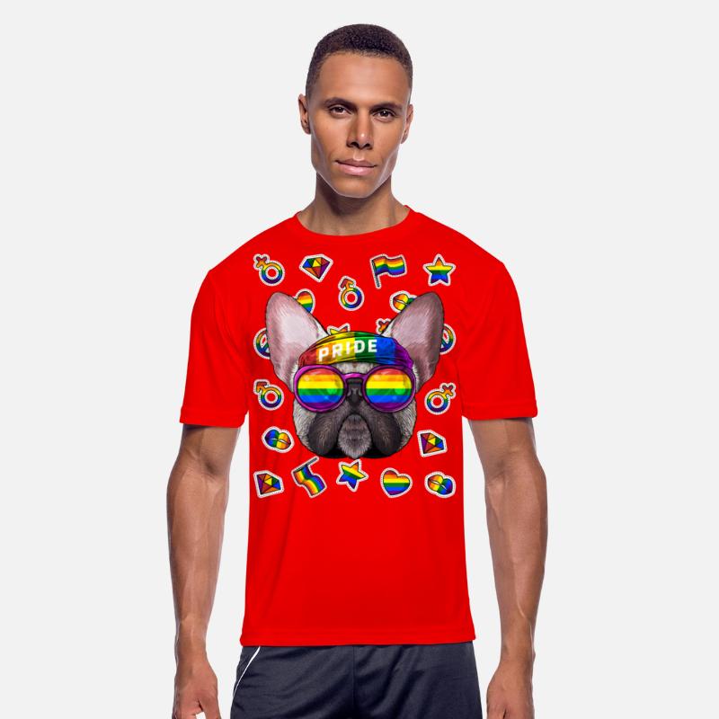 LGBT French Bulldog Gay Pride Month Dog Rainbow Le