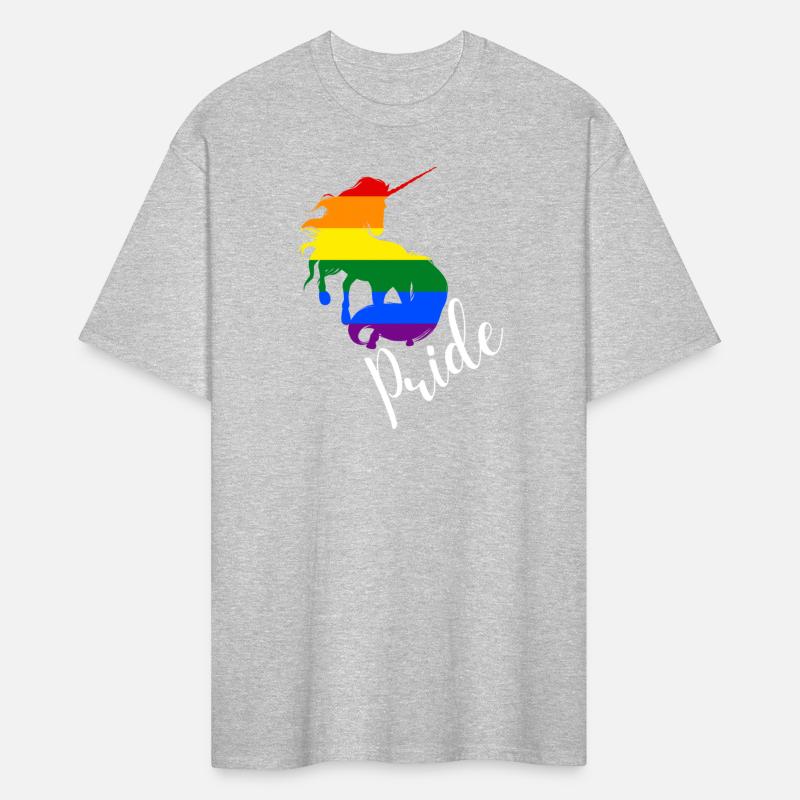 LGBTQ Pride: Unicorn in Rainbow Flag Colors