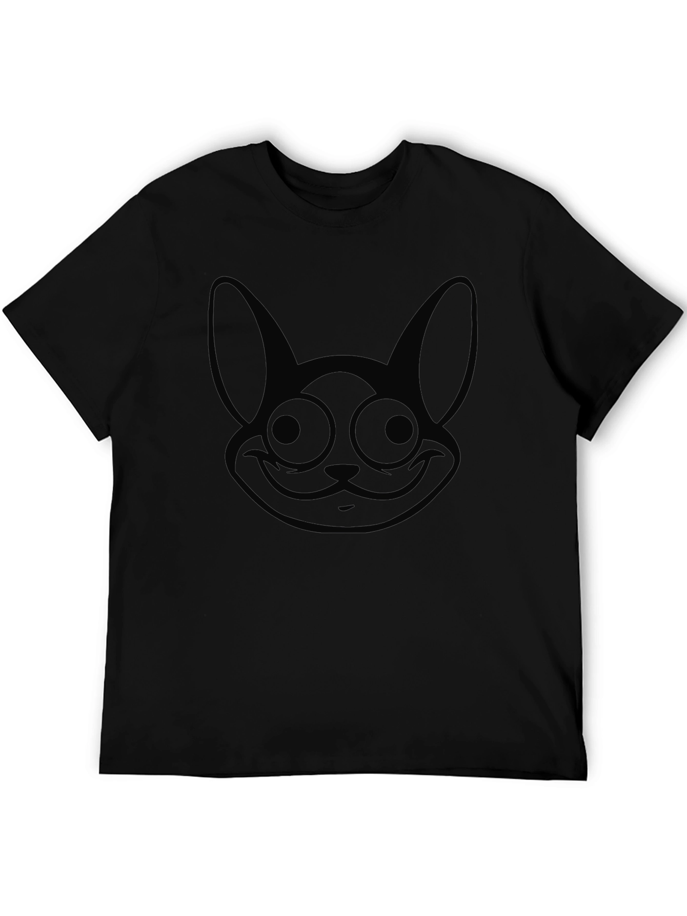 Black Rabbit Graphic T-Shirt Mens Casual Tee