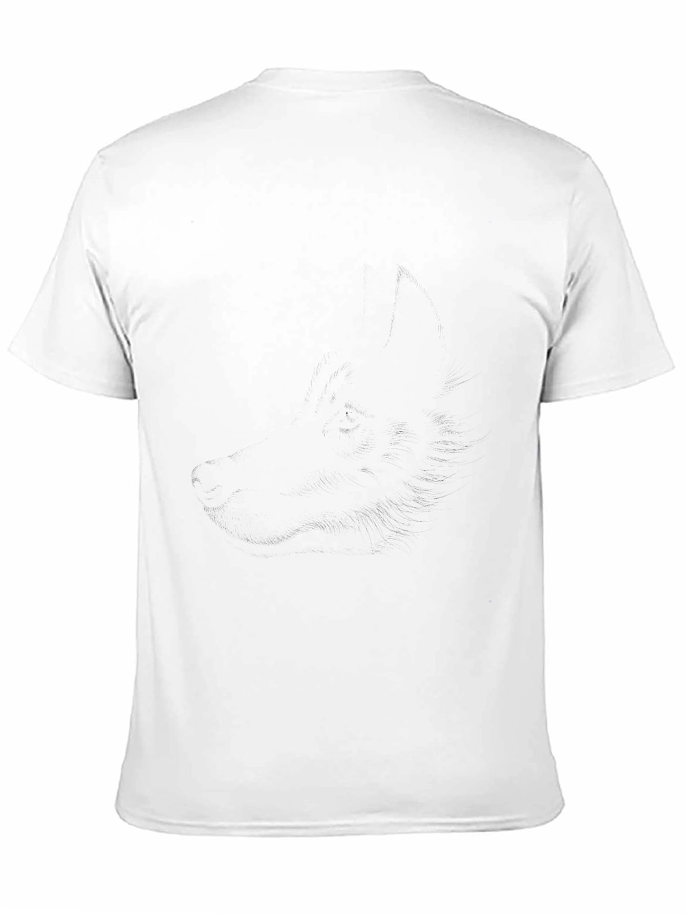 Mens Classic Black Crew Neck T-Shirt