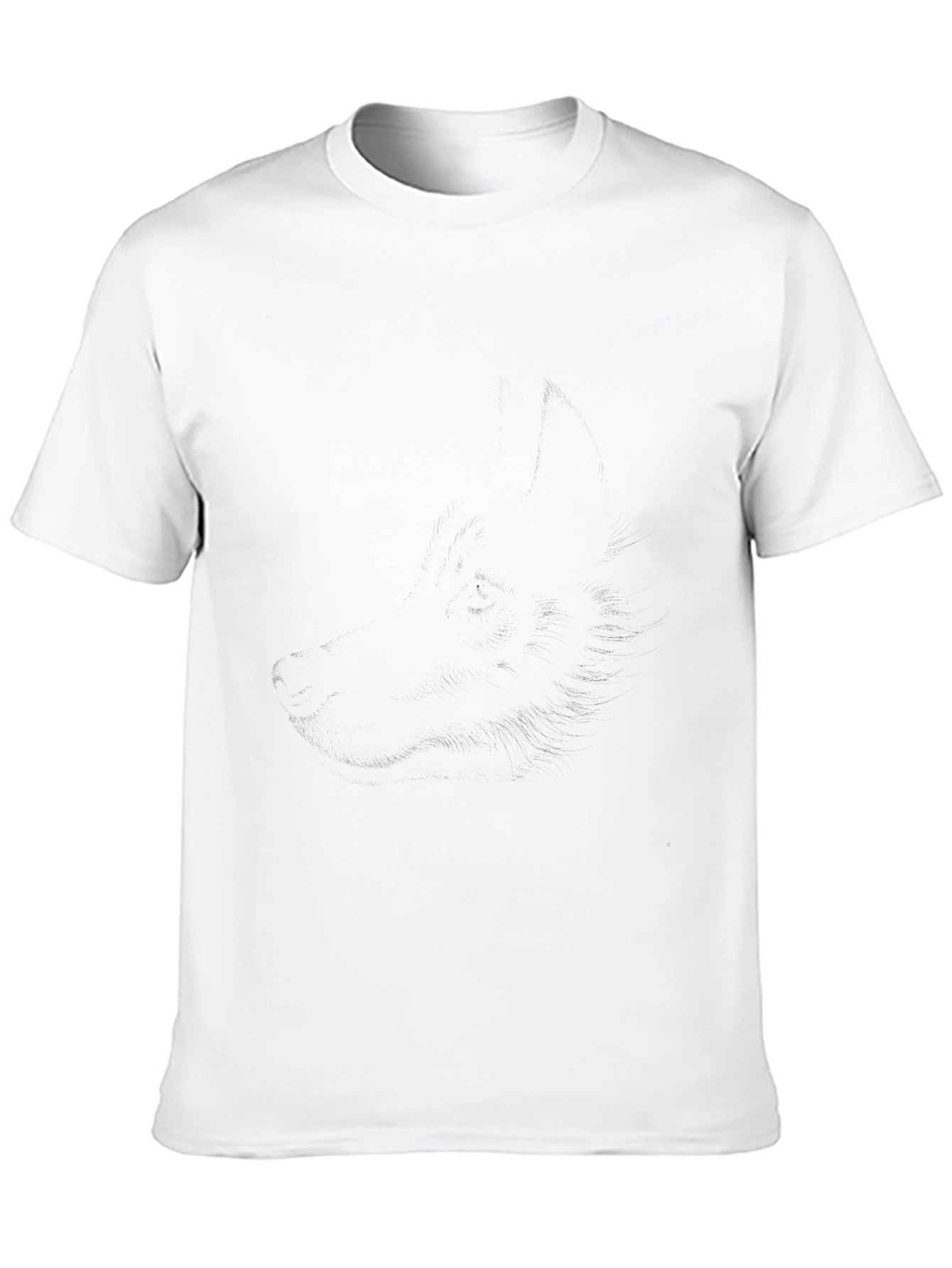 Mens Classic Black Crew Neck T-Shirt