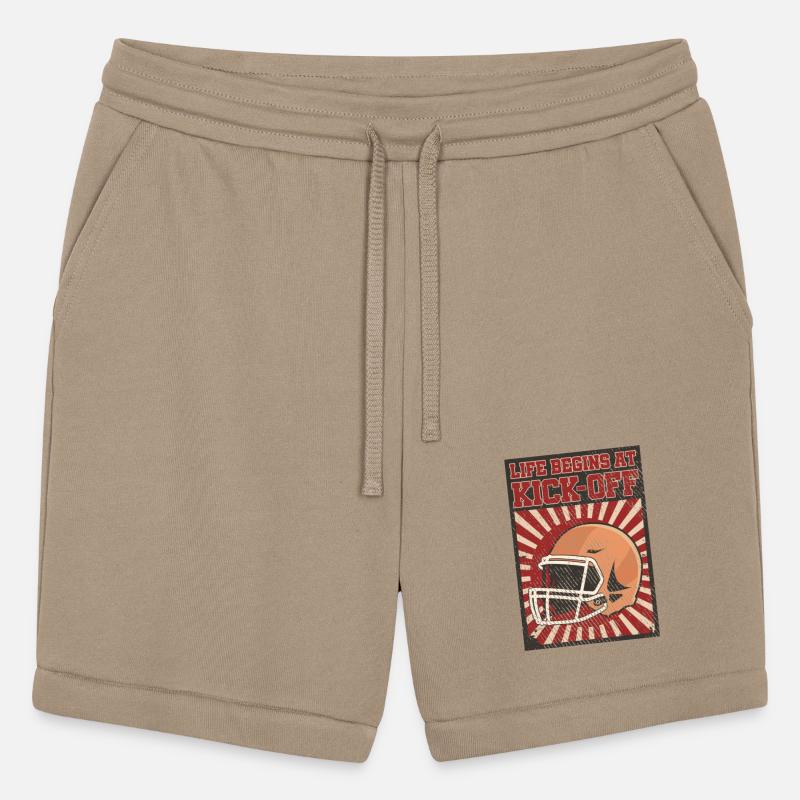 Life Begins At Kick-Off American Sports Helmet