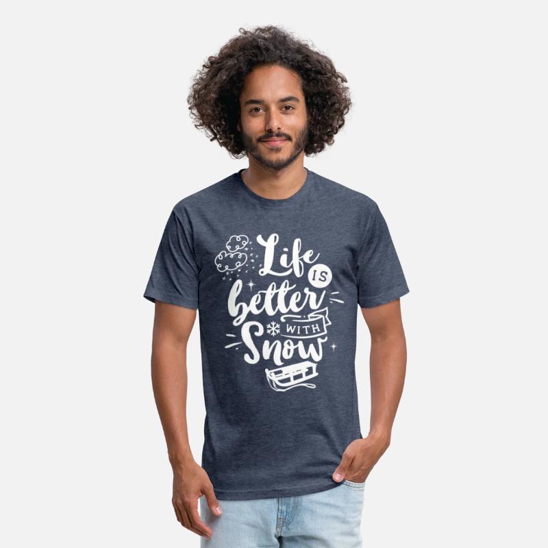 Life Is Better With Snow Funny Wintertime Sledding