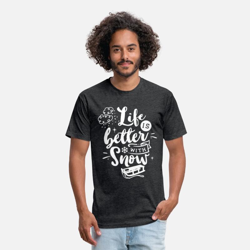 Life Is Better With Snow Funny Wintertime Sledding