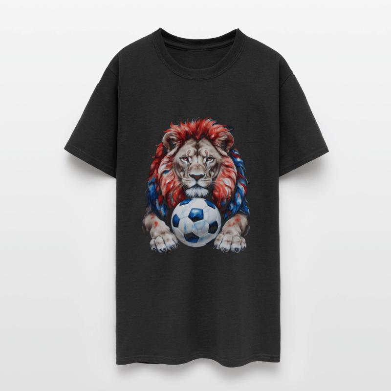 Lion Football Soccer Colorful Animal Graphic