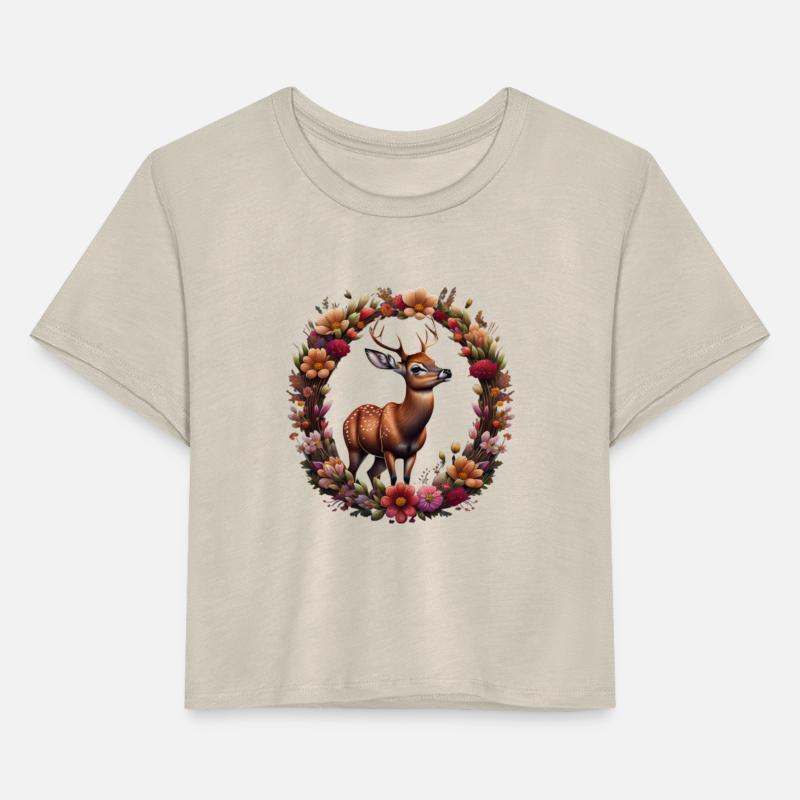 Little Deer's Flower Stroll