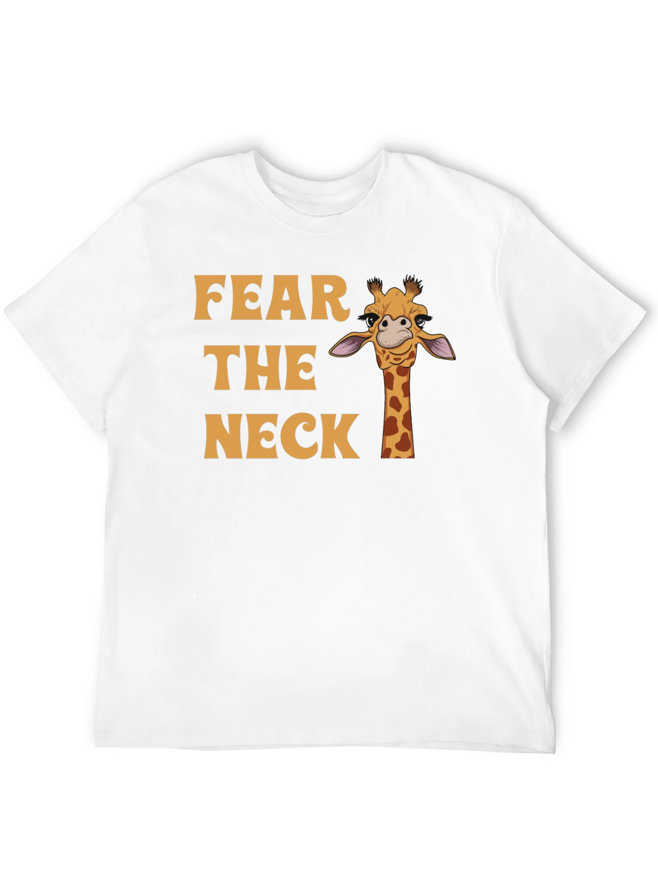 Fear The Neck Giraffe Graphic T-Shirt