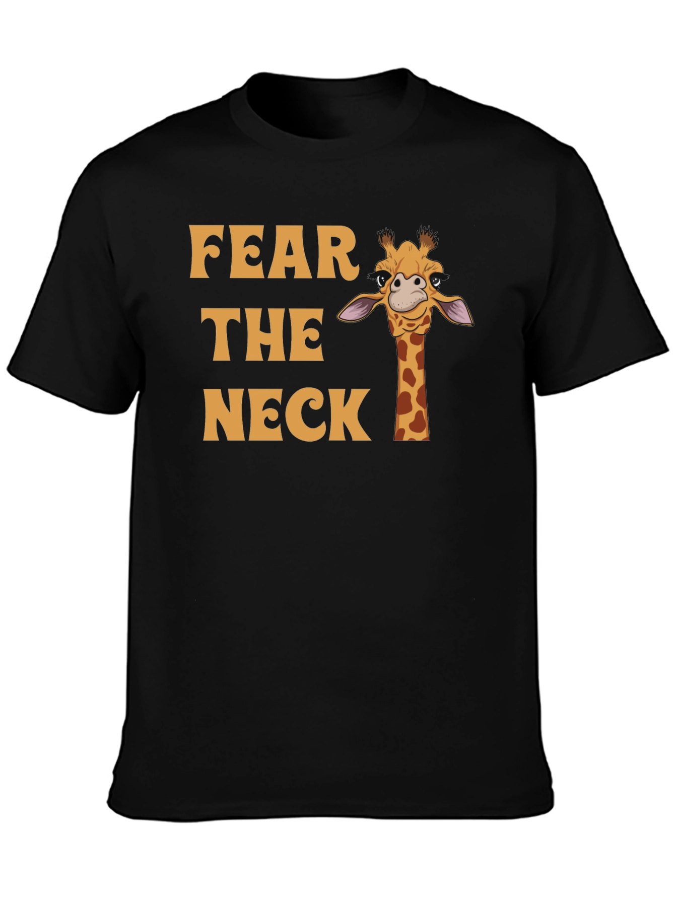Fear The Neck Giraffe Graphic T-Shirt