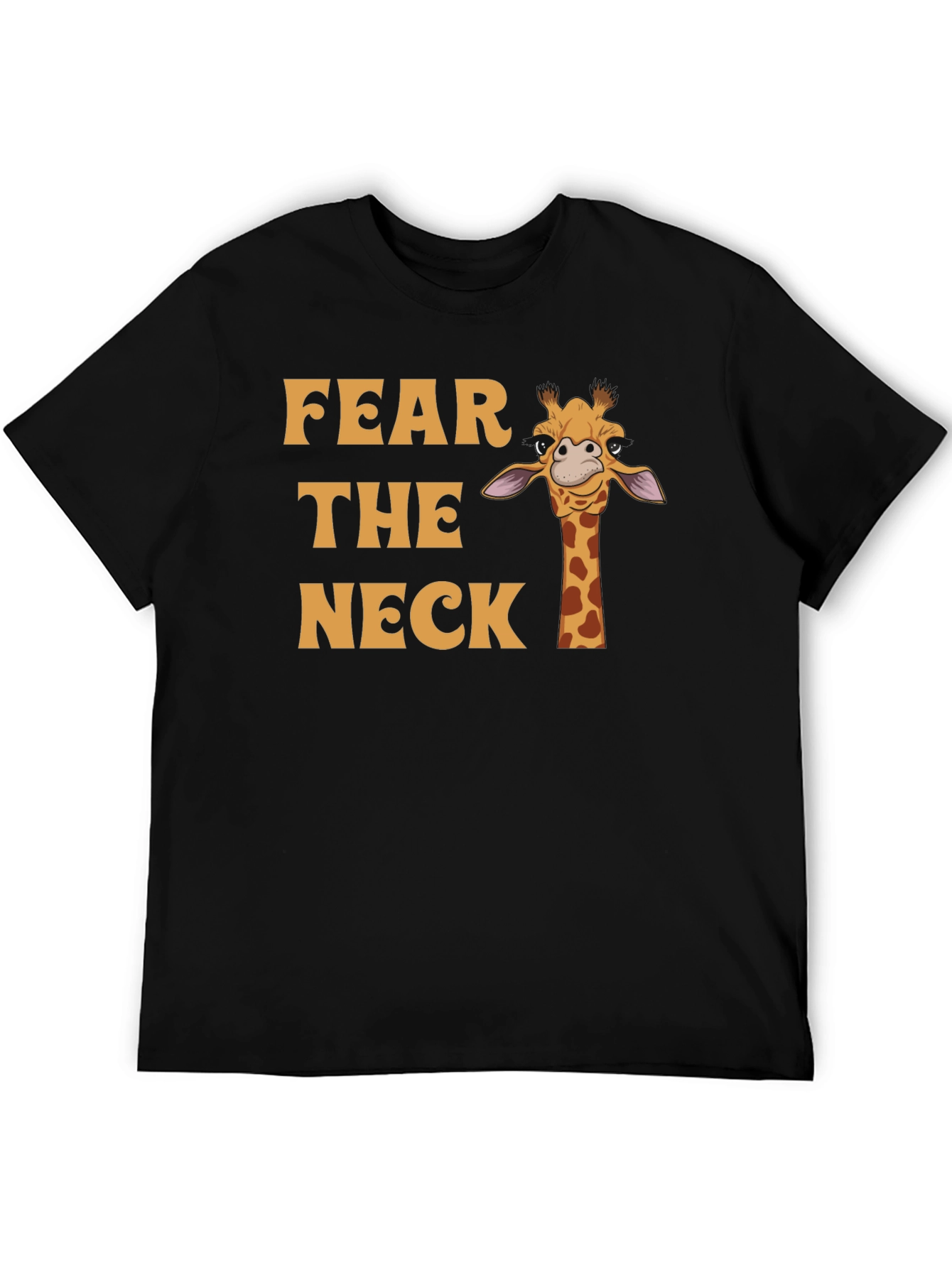 Fear The Neck Giraffe Graphic T-Shirt