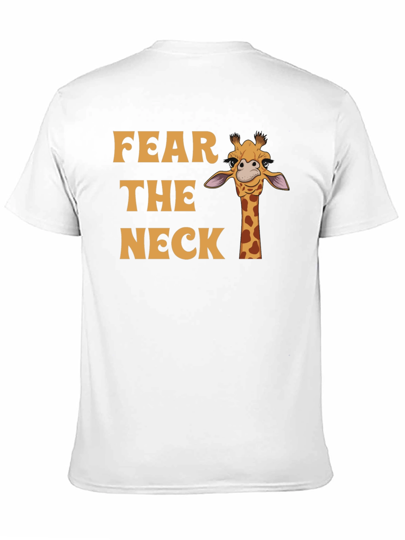 Fear The Neck Giraffe Graphic T-Shirt
