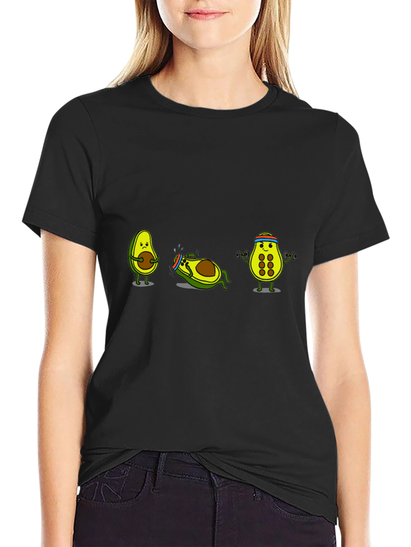 Avocado Gym Workout T-Shirt