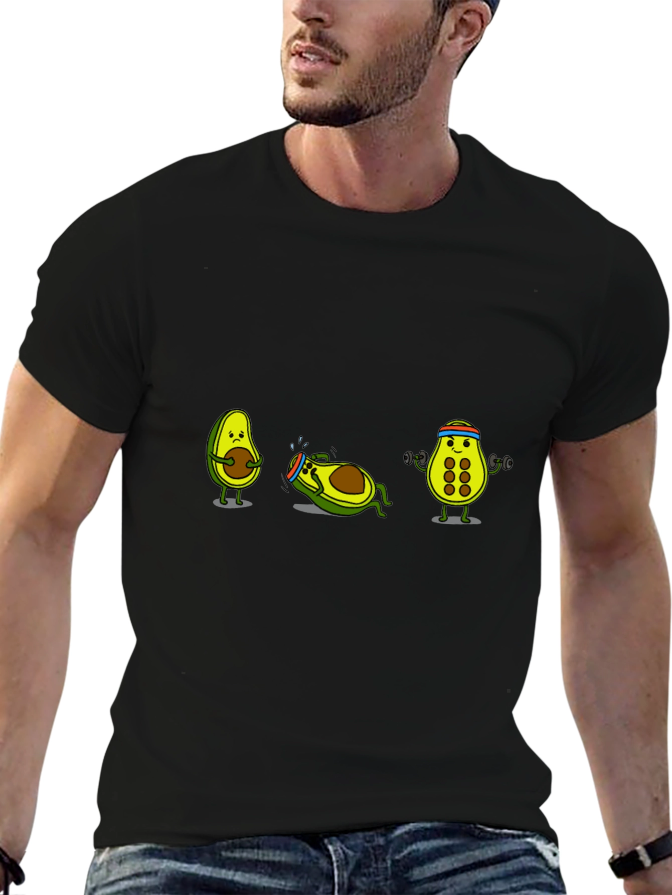 Avocado Gym Workout T-Shirt