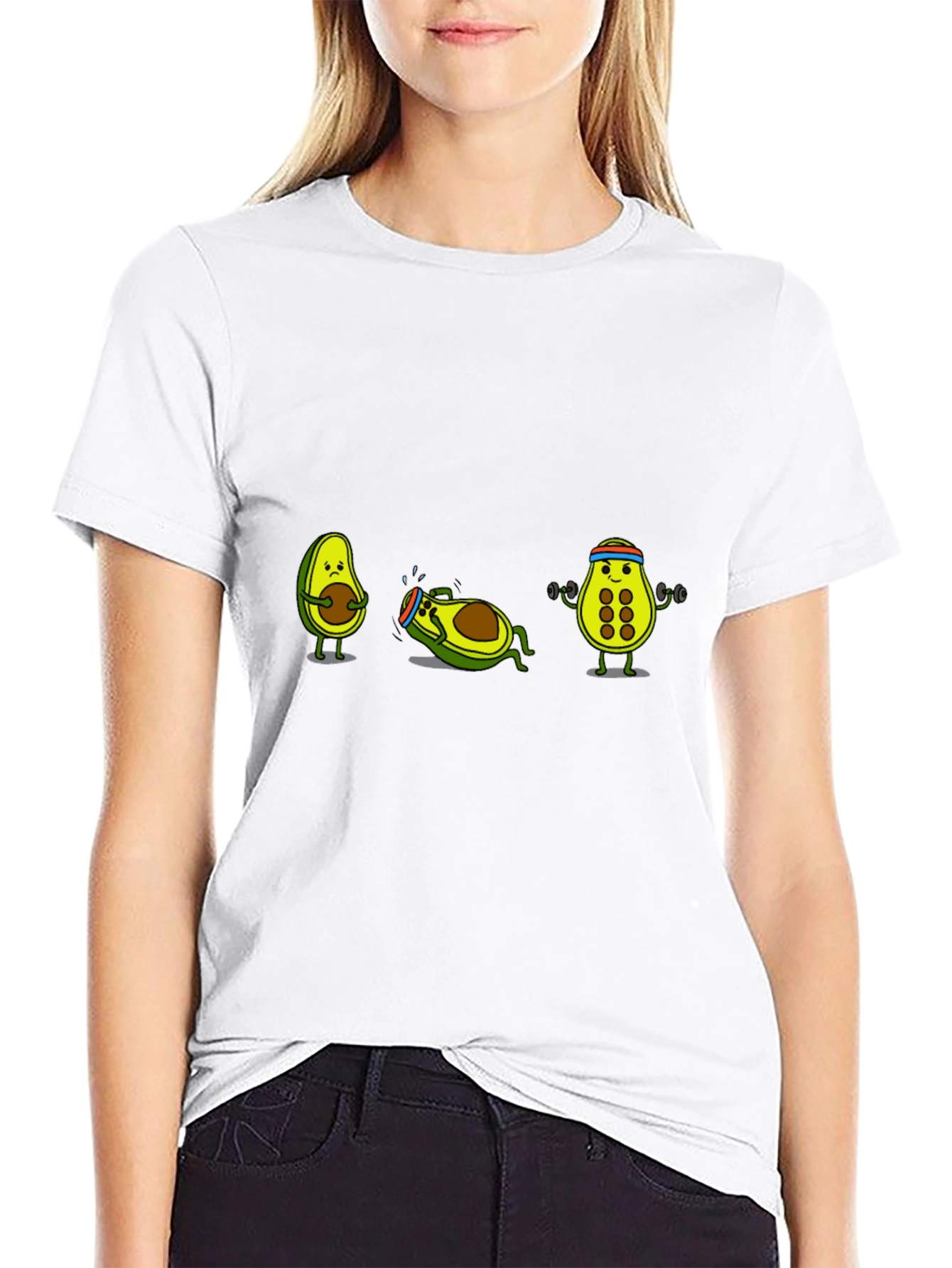 Avocado Gym Workout T-Shirt