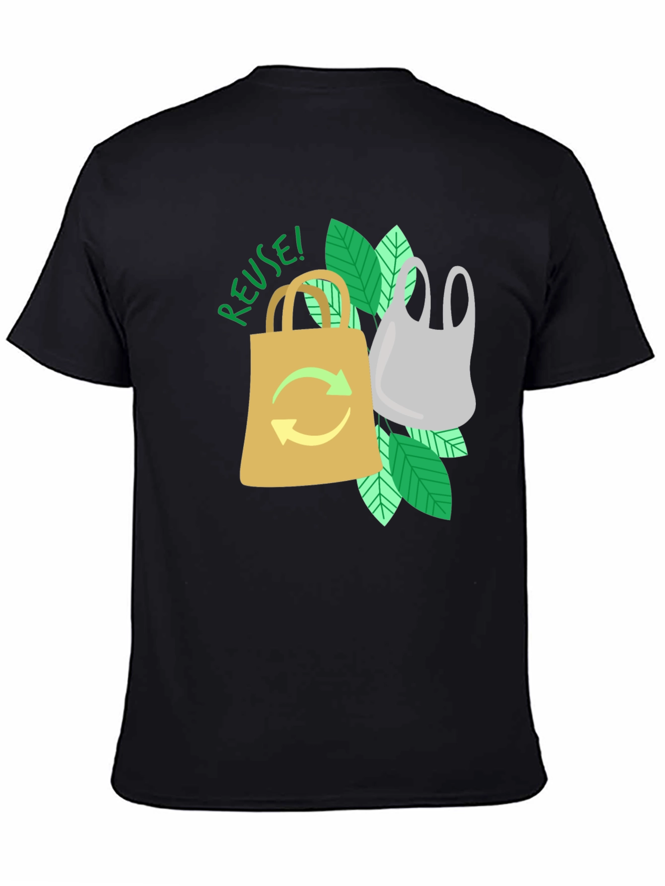 Eco-Friendly Reuse Graphic T-Shirt