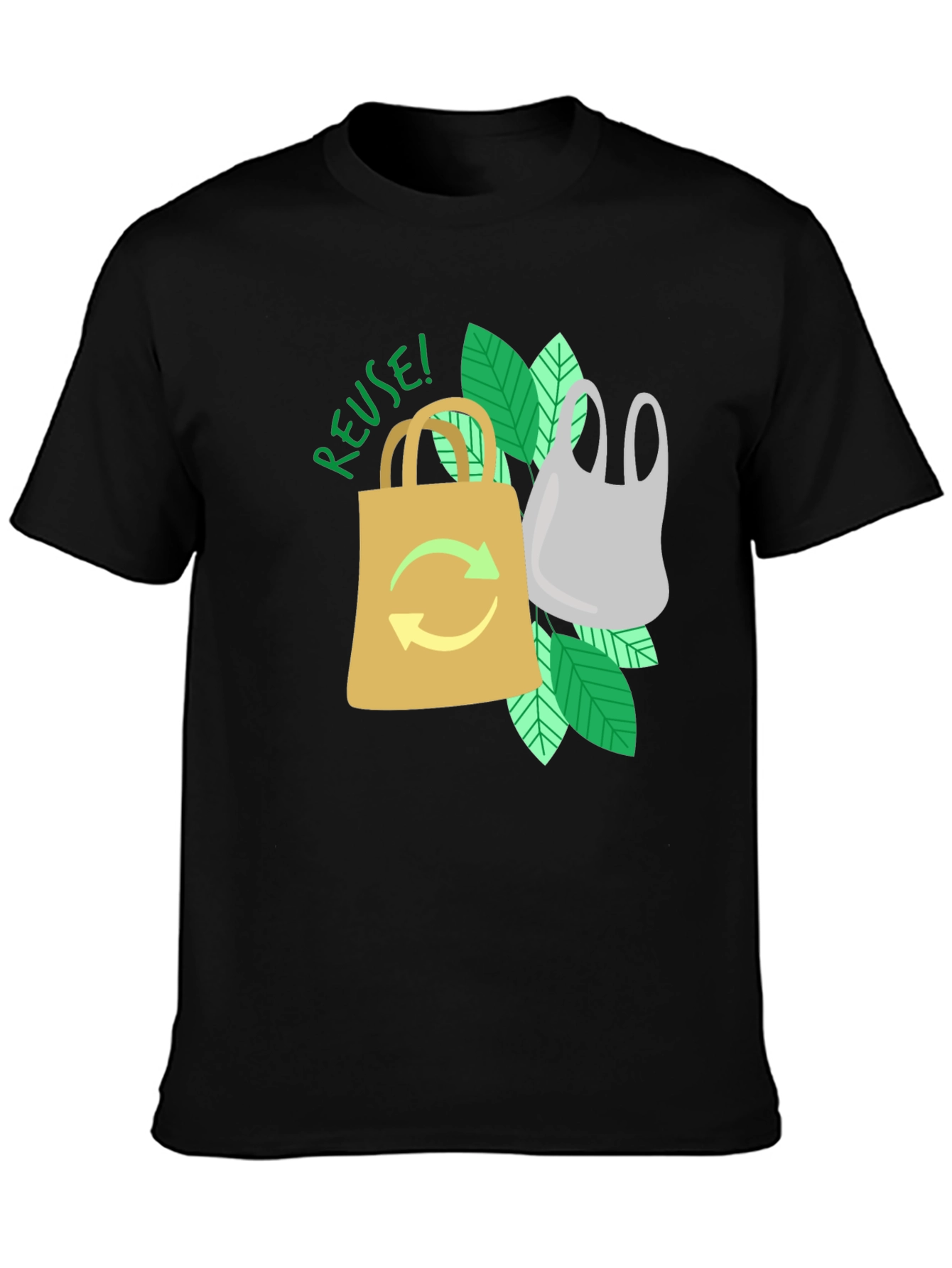 Eco-Friendly Reuse Graphic T-Shirt