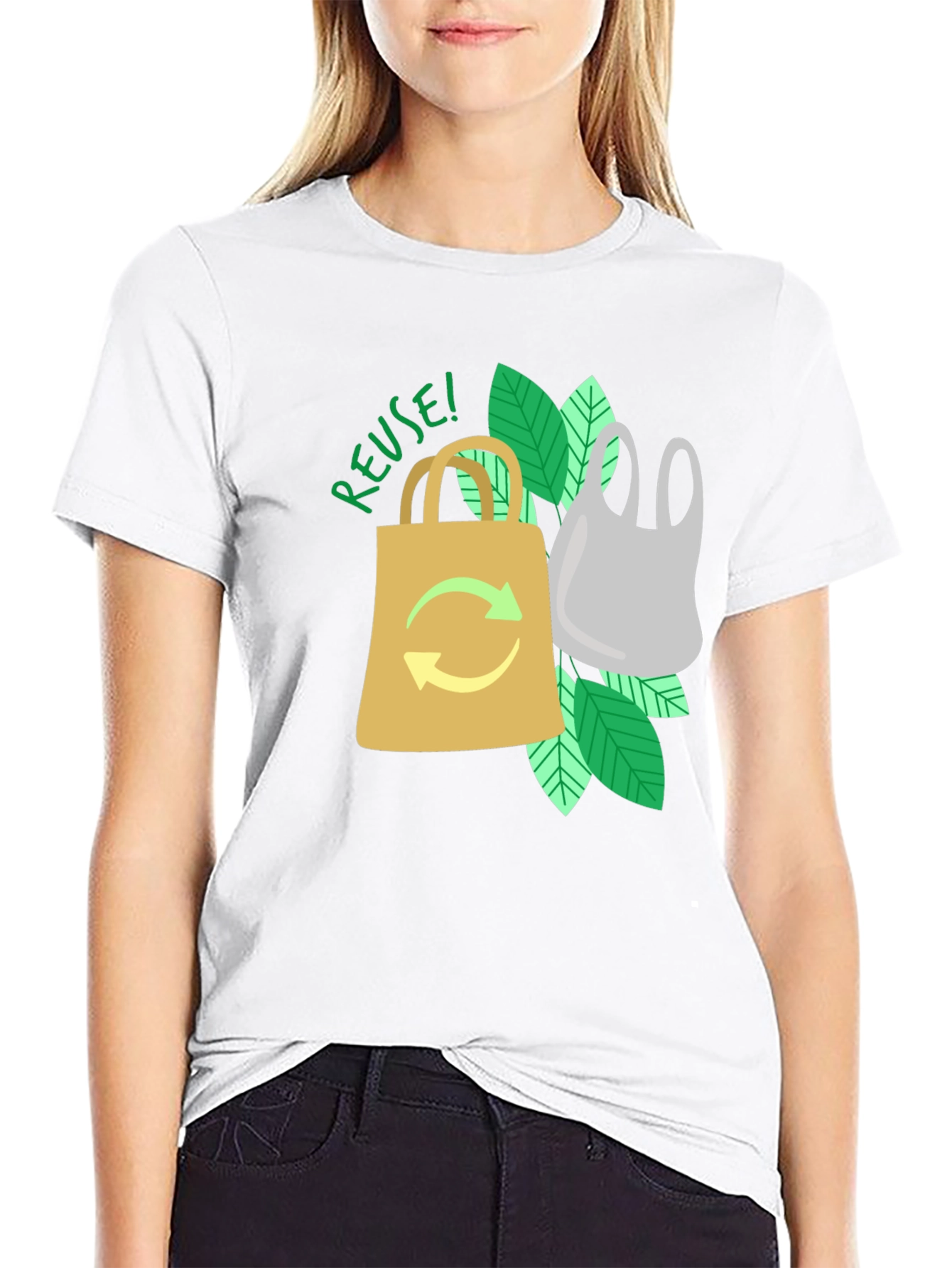 Eco-Friendly Reuse Graphic T-Shirt
