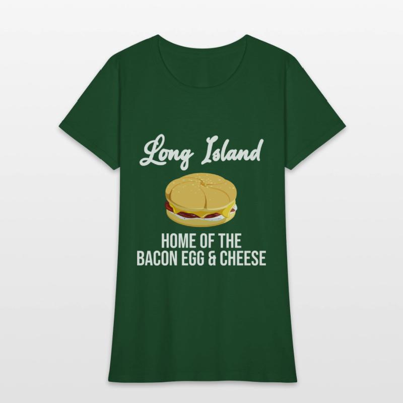 Long Island NY Bacon Egg and Cheese Roll Shirt