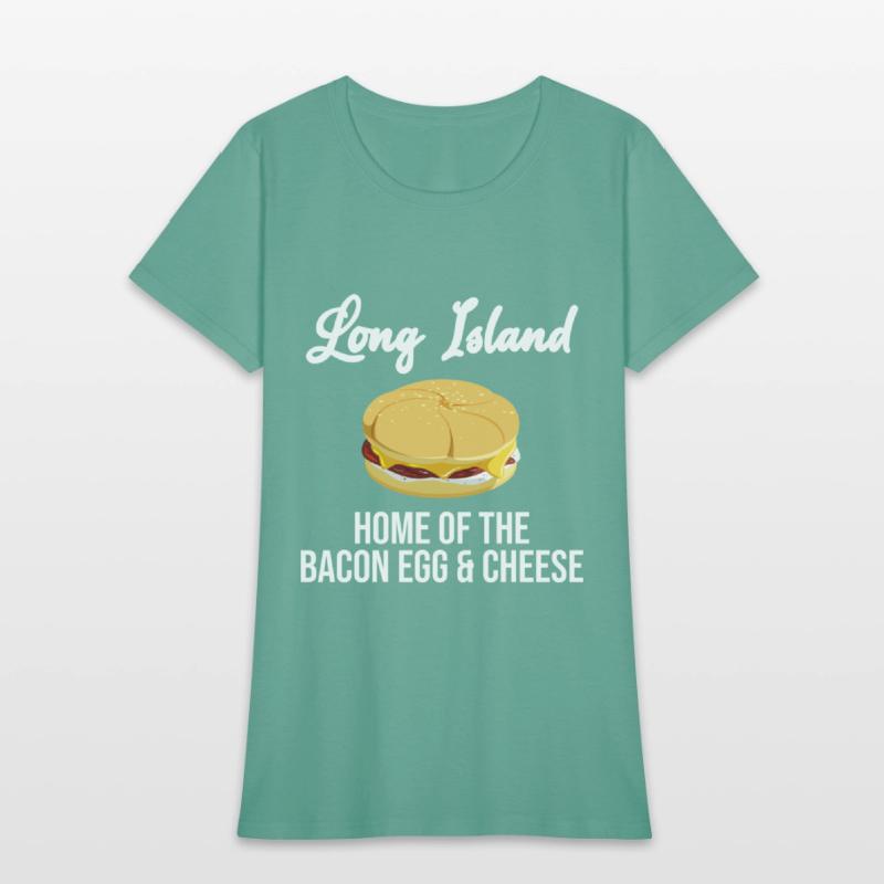 Long Island NY Bacon Egg and Cheese Roll Shirt