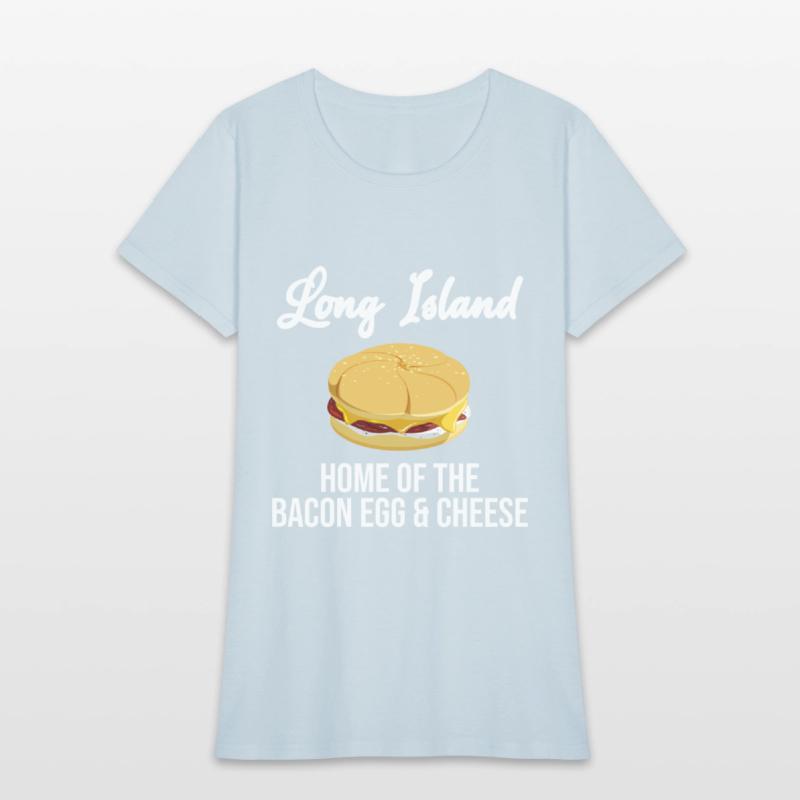 Long Island NY Bacon Egg and Cheese Roll Shirt