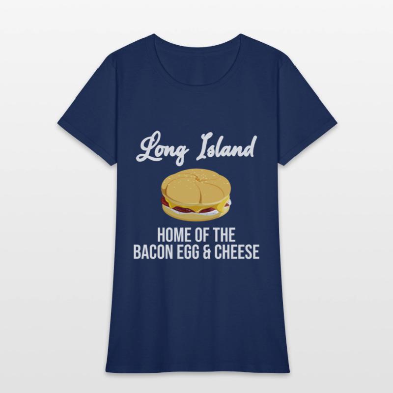 Long Island NY Bacon Egg and Cheese Roll Shirt
