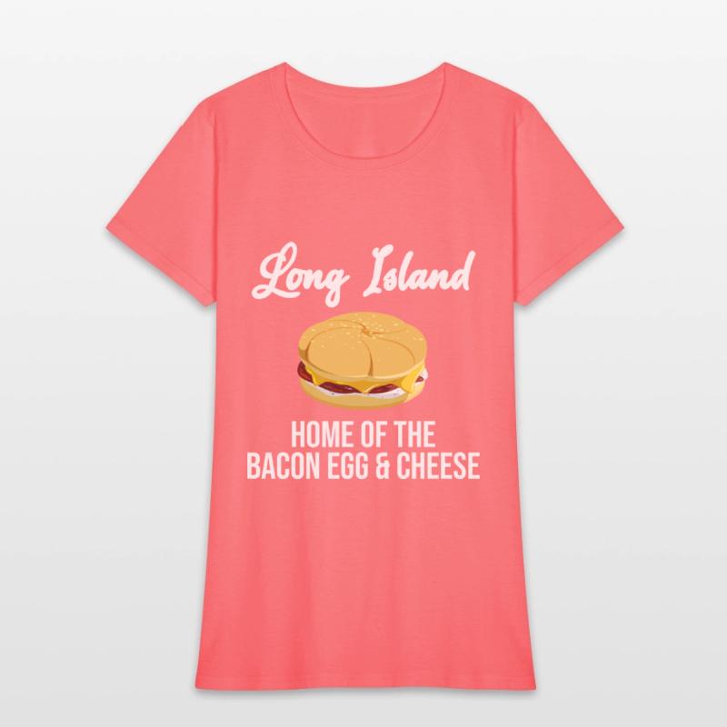 Long Island NY Bacon Egg and Cheese Roll Shirt