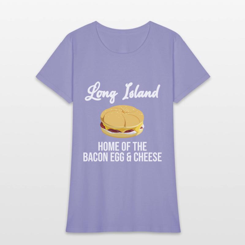 Long Island NY Bacon Egg and Cheese Roll Shirt