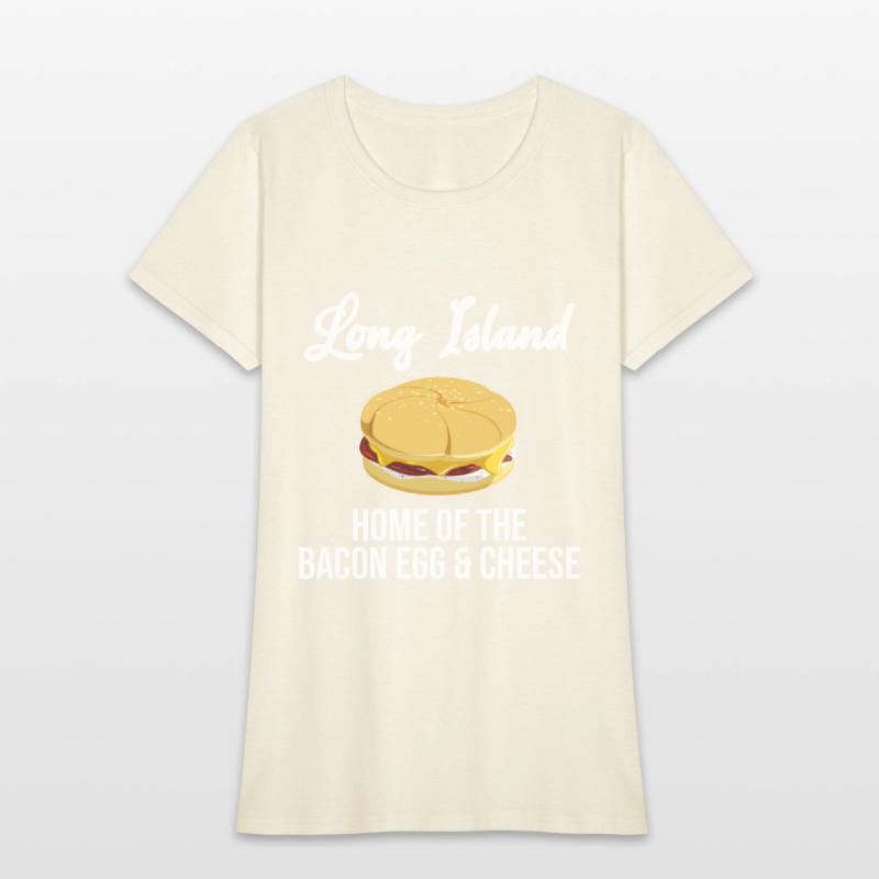 Long Island NY Bacon Egg and Cheese Roll Shirt