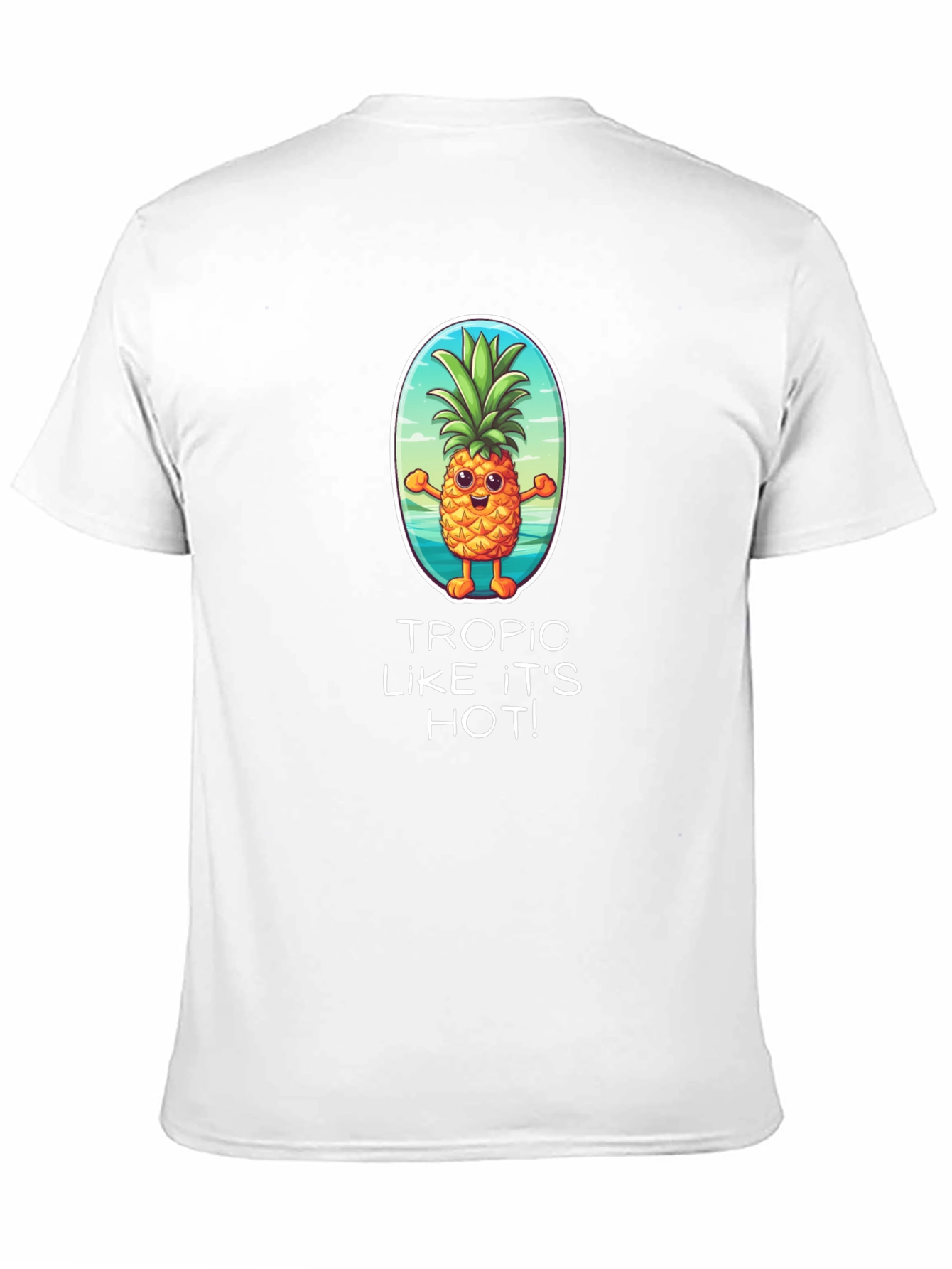 Tropic Like Its Hot! Pineapple Graphic Tee