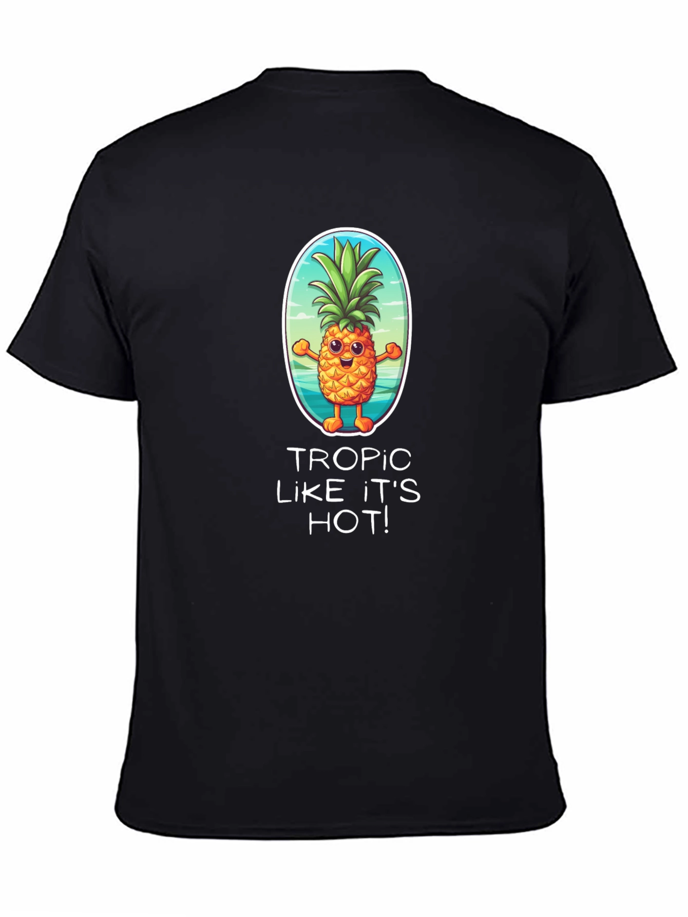 Tropic Like Its Hot! Pineapple Graphic Tee