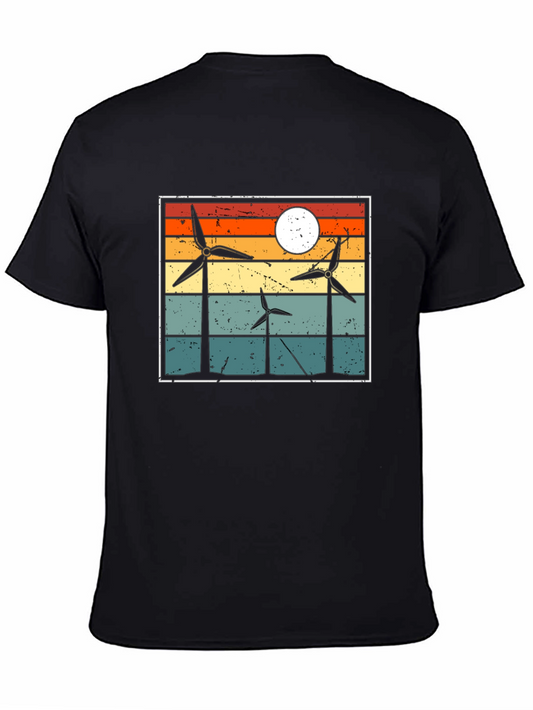 Wind Turbine Graphic Tee