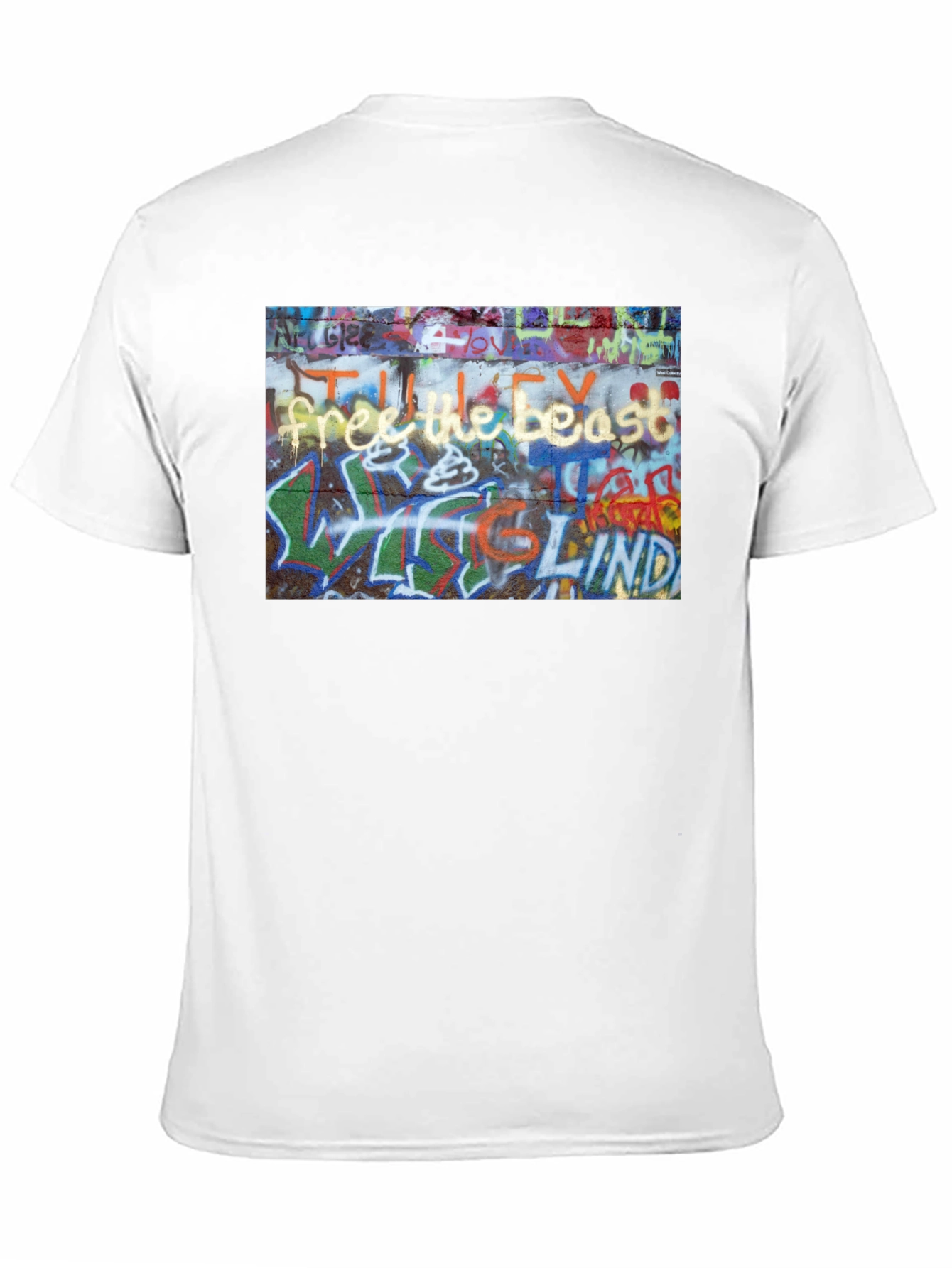 Graffiti Art Black T-Shirt