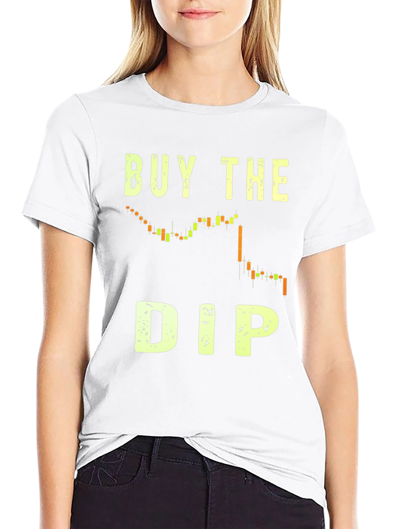 Buy The Dip Graphic Tee - Crypto Trading Shirt