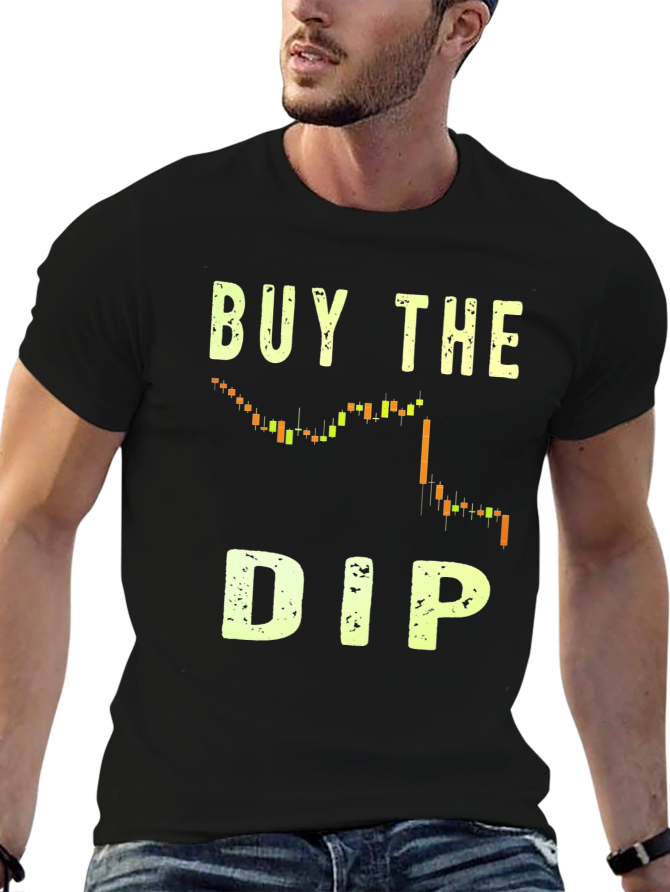 Buy The Dip Graphic Tee - Crypto Trading Shirt