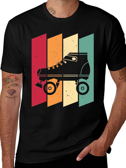 Retro Roller Skate T-Shirt - Vintage Style