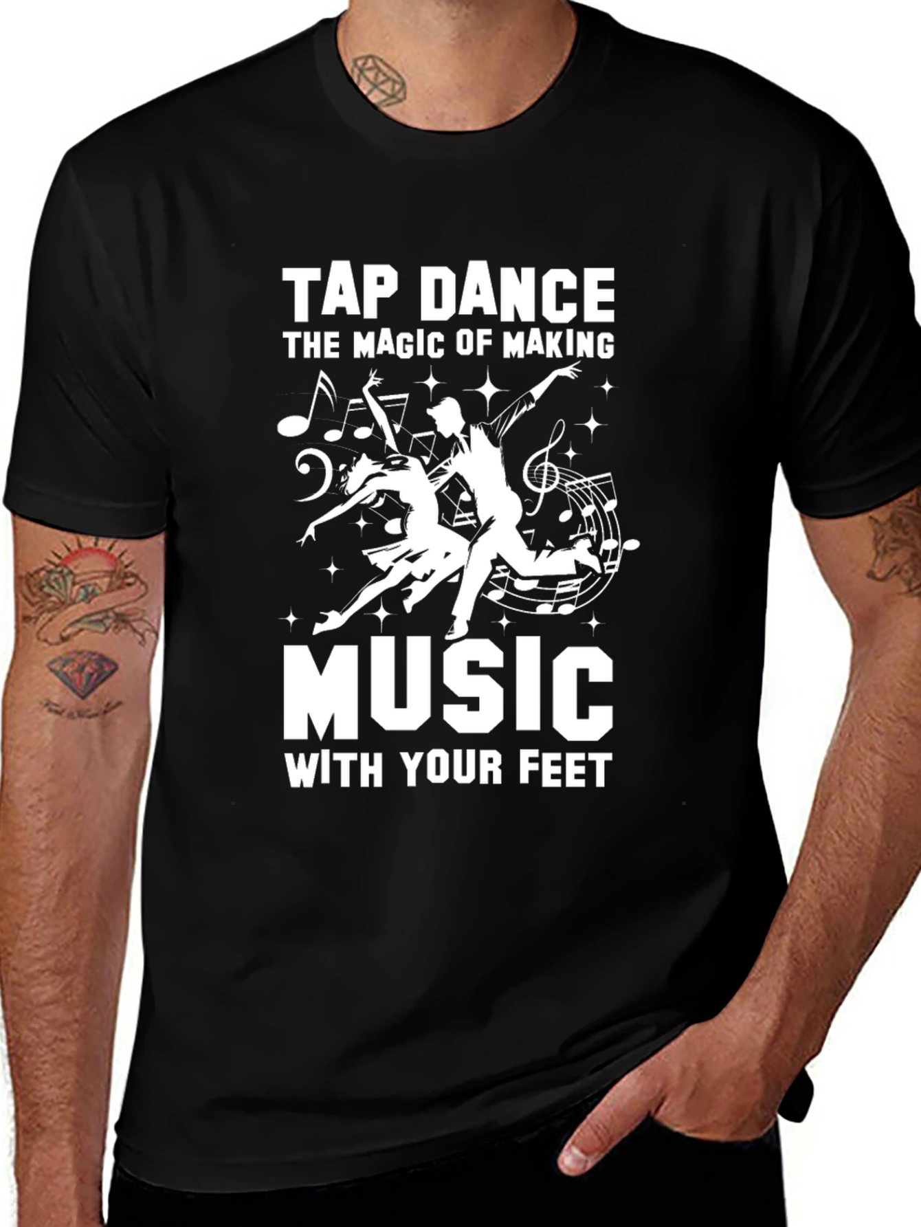Tap Dance Music T-Shirt - Dancer Tee