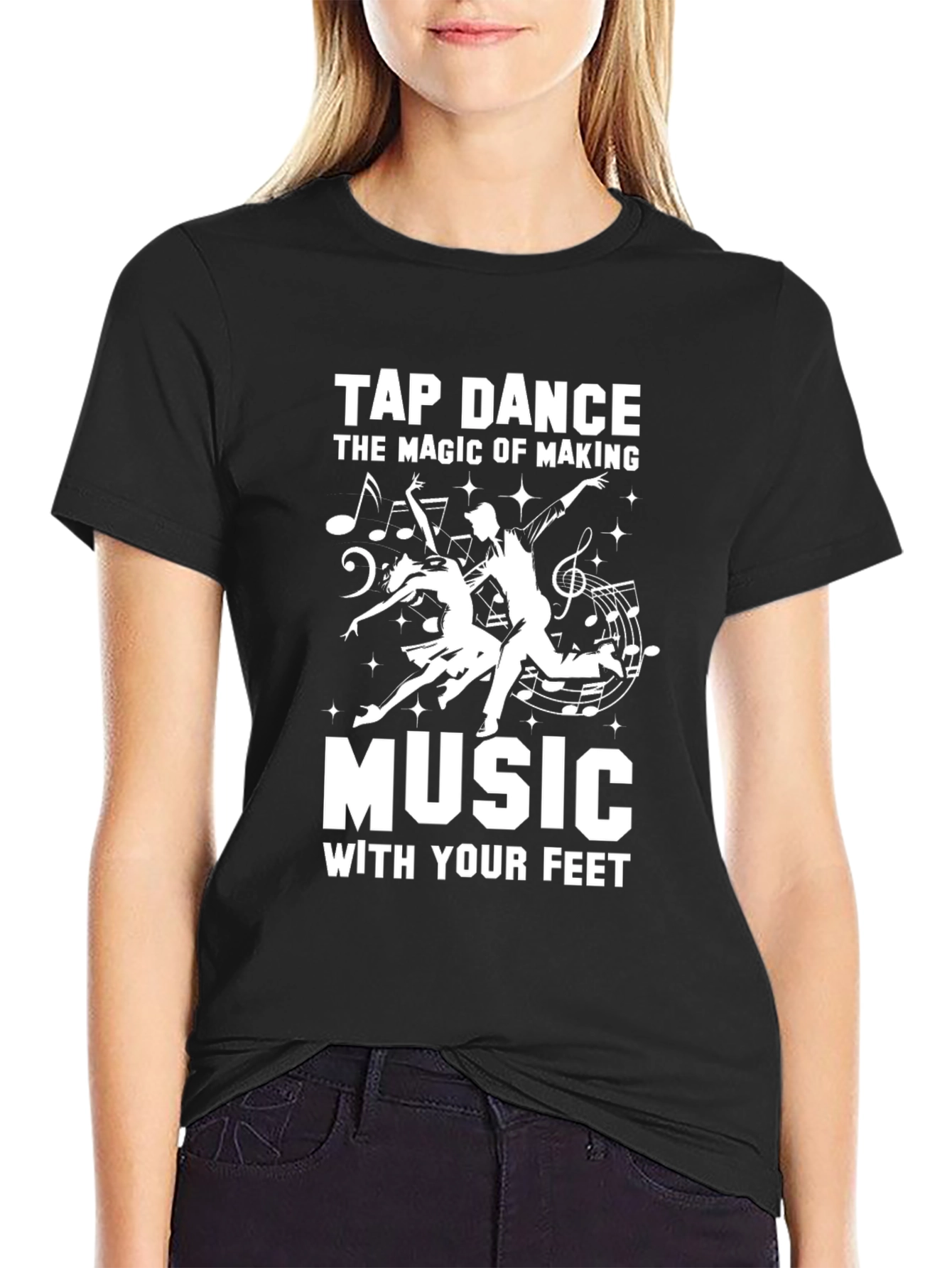 Tap Dance Music T-Shirt - Dancer Tee