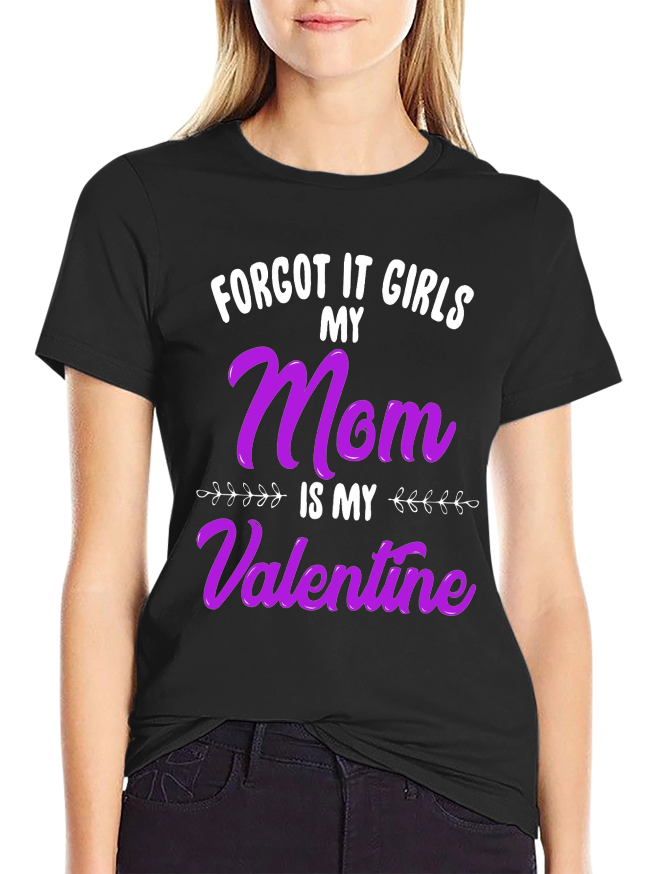 Mom is My Valentine Graphic Tee