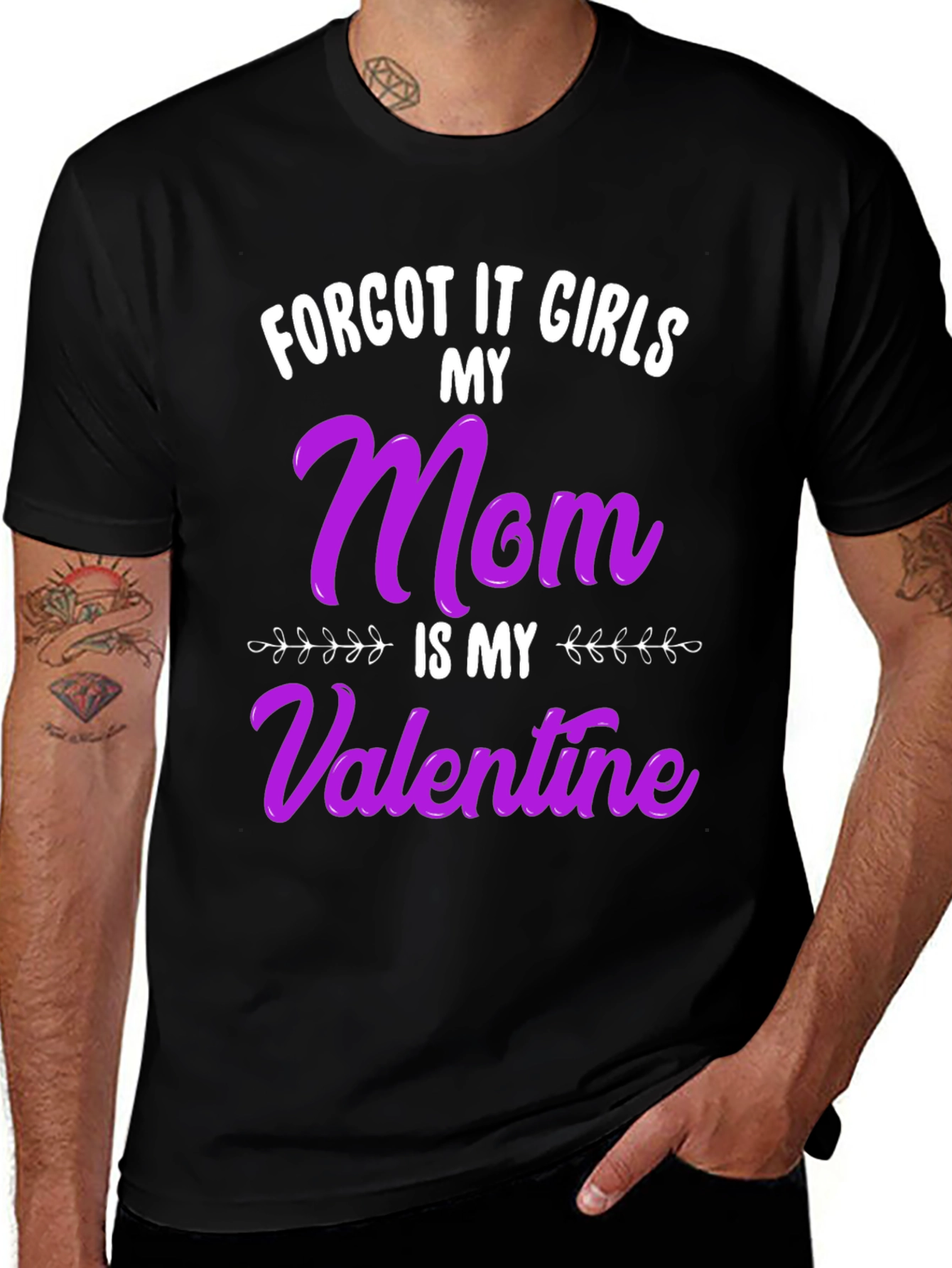 Mom is My Valentine Graphic Tee