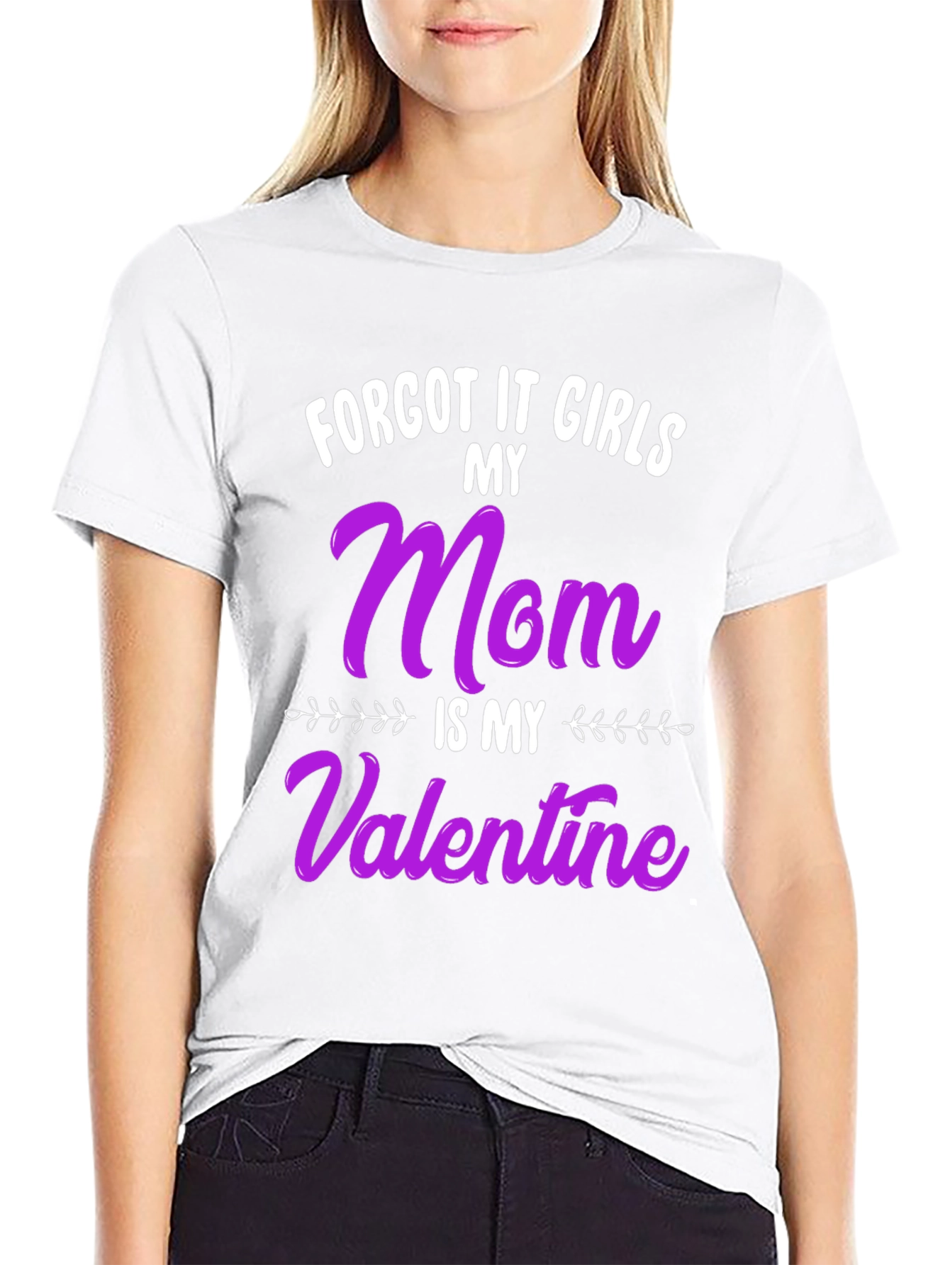 Mom is My Valentine Graphic Tee