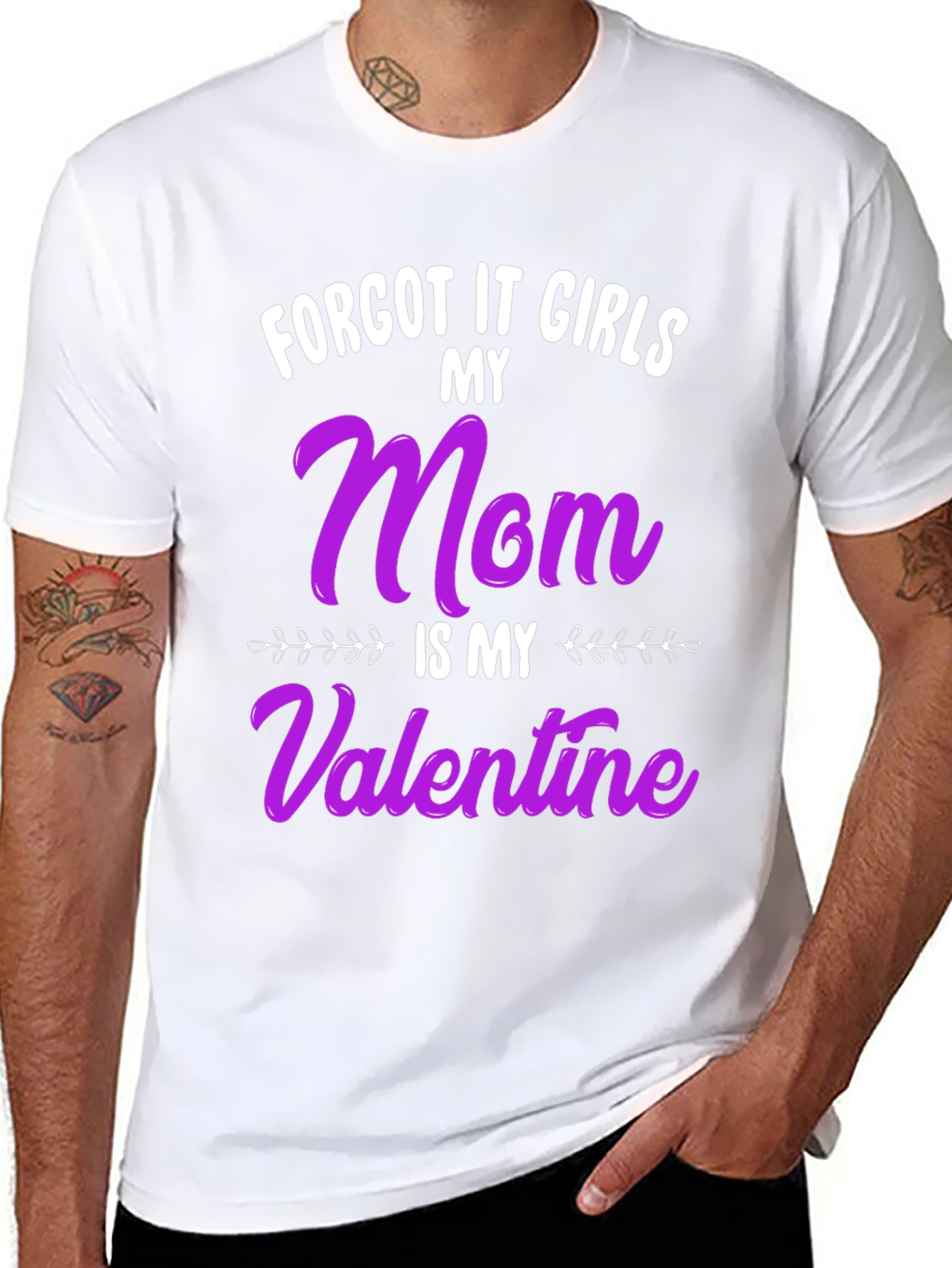 Mom is My Valentine Graphic Tee