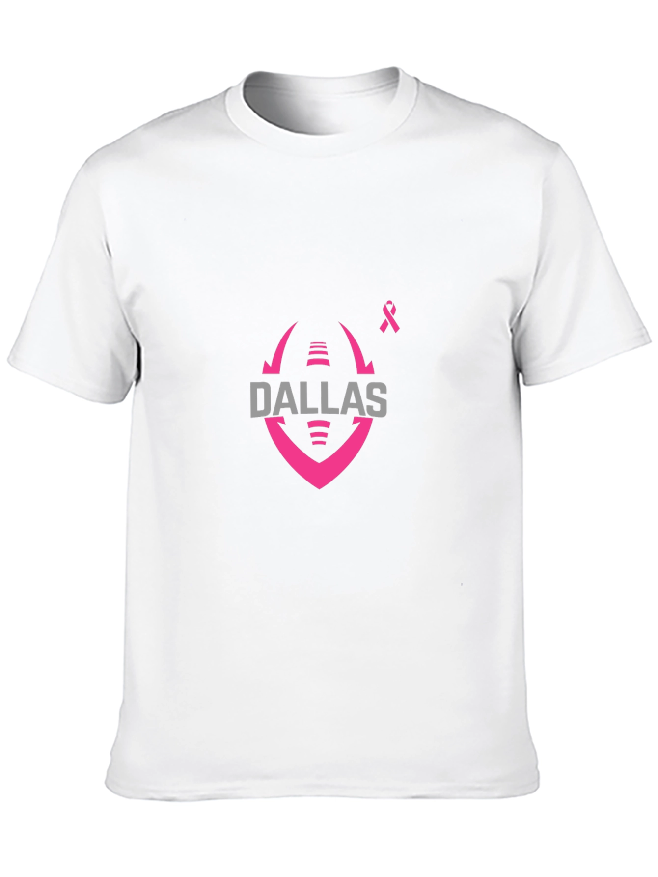 Dallas Football Breast Cancer Awareness T-Shirt